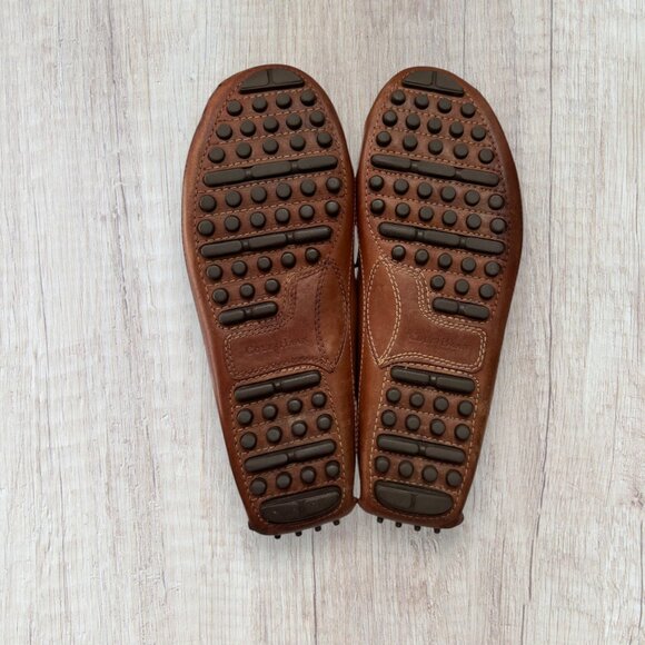 Cole Haan Brown Leather Penny Loafers Driving Moccasins Men’s 8.5 - Picture 7 of 8